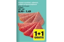 elzasser cervelaat snijworst salami en boerensijworst