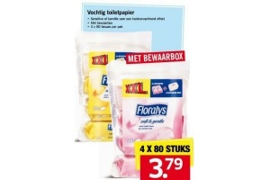 vochtig toiletpapier