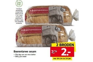 boerentarwe sesam