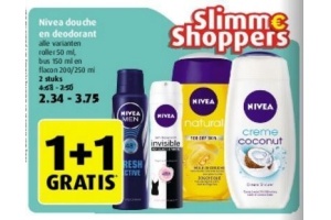 nivea douche en deodorant