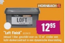 hornbach loft finish