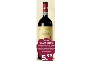 chianti riserva voor en euro 5 99
