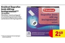 kruidvat ibuprofen bruis 400 mg bruisgranulaat