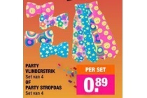 party vlinderstrik of party stropdas