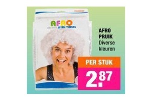 afro pruik