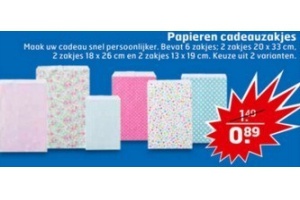 papieren cadeauzakjes