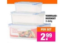 voorraaddozenset