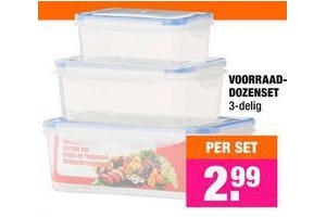 voorraaddozenset