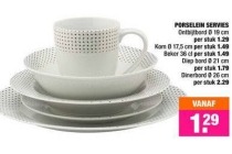 porselein servies