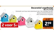 decoratief vogelhuisje
