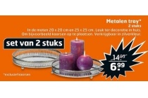 metalen tray