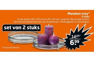 metalen tray