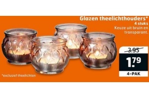 glazen theelichthouders