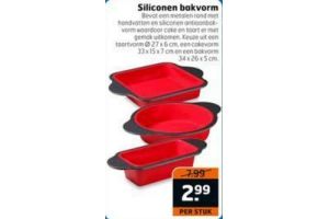 siliconen bakvorm