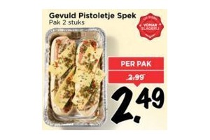 gevuld pistoletje spek