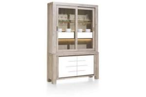 multiplus buffet 2 glasdeuren 2 deuren 2 manden led