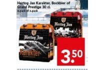 hertog jan karakter bockbier of grand prestige 30 cl voor en euro 3 50