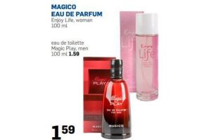magico eau de parfum enjoy life woman 100 ml en eau de toilette magic play men 100 ml