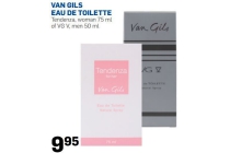 van gils eau de toilette tendenza woman 75 ml of vg v men 50 ml