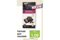 fairtrade pure chocolade