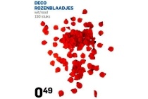deco rozenblaadjes wit rood 150 stuks