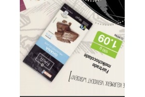 fairtrade melkchocolade