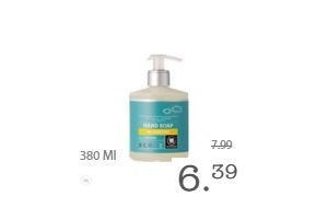 urtekram no perfume liq hand soap 380ml en euro 6 39