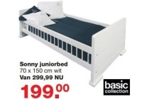 sonny juniorbed 70x150cm wit en euro 199