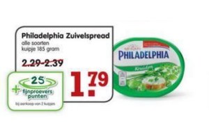 philadelphia zuivelspread