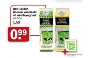 den eelder voeren vanillevla of vanilleyoghurt