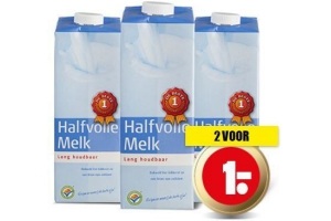 1 de beste halfvolle melk