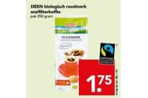 deen biologisch roodmerk snelfilterkoffie