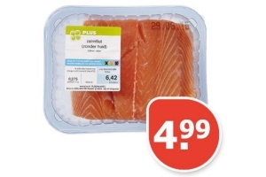 plus zalmfilet zonder huid