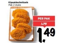 kipsat en eacute schnitzels