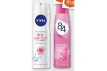 diverse soorten nivea of 8x4 deodorant