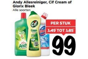 andy allesreiniger cif cream of glorix bleek