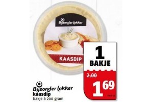 bijzonder lekker kaasdip
