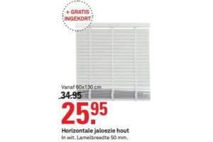 horizontale jaloezie hout