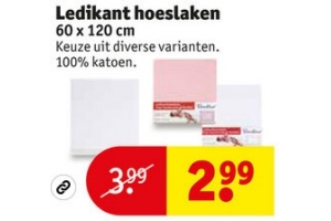 ledikant hoeslaken