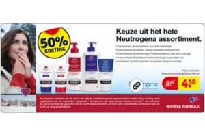 neutrogena 50 korting