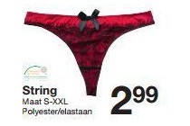 string