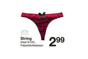 string