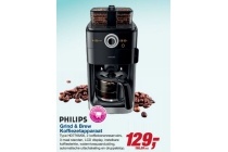 philips grind en amp brew koffiezetapparaat