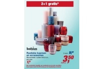 bolsius rustieke kaarsen en accessoires