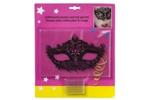 masker met glitterstickers