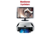 monitoren en printers