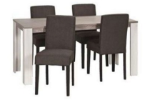 set eetkamertafel en 4 eetkamerstoelen