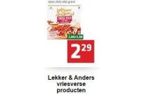 lekker en amp anders vriesverse producten