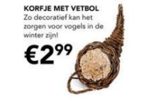 korfje met vetbol