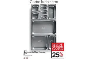 gastronormbakken economy